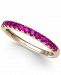 Certified Ruby Band (1/2 ct. t. w. ) in 14k Rose Gold