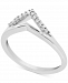 Diamond Chevron Statement Ring (1/10 ct. t. w. ) in Sterling Silver