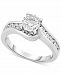 TruMiracle Diamond Swirl Engagement Ring (9/10 ct. t. w. ) in 14k White Gold
