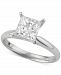 Macy's Star Signature Diamond Princess Solitaire Engagement Ring (2 ct. t. w. ) in 14k White Gold