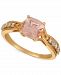 Le Vian Peach & Nude Peach Morganite (1 ct. t. w. ) & Nude Diamond (1/5 ct. t. w. ) Ring in 14k Rose Gold