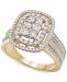 Diamond Rectangle Halo Ring (1 ct. t. w. ) in 10k Gold