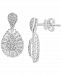 Effy Diamond Teardrop Drop Earrings (3/4 ct. t. w. ) in 14k White Gold