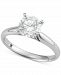 Macy's Star Signature Diamond Solitaire Engagement Ring (1-1/2 ct. t. w. ) in 14k White Gold, SI2 Clarity