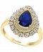 Effy Sapphire (1-1/3 ct. t. w. ) & Diamond (1/5 ct. t. w. ) Ring in 14k Gold & White Gold
