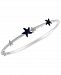 Effy Sapphire (1/3 ct. t. w. ) & Diamond (1/10 ct. t. w. ) Starfish Bangle Bracelet in 14k White Gold
