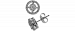 Diamond Cluster Halo Stud Earrings (1/4 ct. t. w. ) in 10k White Gold
