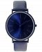 Inc International Concepts Men's Blue Strap Watch 44mm. Created for Macy's
