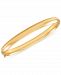 Polished Bangle Bracelet in 14k Gold