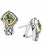 Effy Balissima Green Quartz Stud Earrings (3 ct. t. w. ) in Sterling Silver and 18k Gold