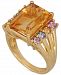 Multi-Gemstone Ring (7-5/8 ct. t. w. ) in 14k Gold-Plated Sterling Silver