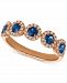 Le Vian Blueberry Sapphire (5/8 ct. t. w. ) & Vanilla Diamond (1/4 ct. t. w. ) Ring in 14k Rose Gold