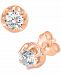Diamond Tiffany-Set Stud Earrings (1 ct. t. w. ) in 14k White, Yellow or Rose Gold