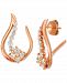 Le Vian Nude Diamond Cluster Earrings (3/4 ct. t. w. ) in 14k Rose Gold