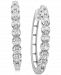 Diamond Hoop Earrings (1/4 ct. t. w. ) in 10k White Gold
