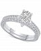 Diamond Pear Cluster Bridal Set (3/4 ct. t. w. ) in 14k White Gold