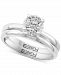 Effy Diamond Cluster Bridal Set (3/8 ct. t. w. ) in 14k White Gold or 14k Gold and White Gold