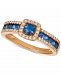 Le Vian Blueberry Sapphire (5/8 ct. t. w. ) & Vanilla Diamond (1/4 ct. t. w. ) Ring in 14k Rose Gold