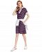 Charter Club Petite Striped Collared Dress, Created for Macy's