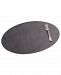 Hotel Collection Faux Leather Oval Placemat, Created for Macy's