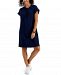 Style & Co Petite Tie-Neck Woven Dress, Created for Macy's