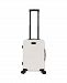 Triforce Milan 22" Carry On Satin Finish Leather Trim Luggage