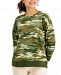 Style & Co Petite Camouflage-Print Sweatshirt, Created for Macy's