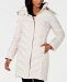 Kenneth Cole Petite Faux-Fur-Trim Down Hooded Puffer Coat
