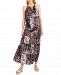 Inc International Concepts Petite Tiered Halter-Neck Maxi Dress, Created for Macy's
