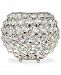 Godinger Lighting by Design Glam 8" Nickel-Plated Ball Crystal Tealight Holder