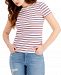 Style & Co Petite Striped T-Shirt, Created for Macy's