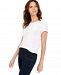 Style & Co Petite Cotton Cuffed Pocket T-Shirt, Created for Macy's