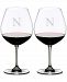 Riedel Vinum Monogram Collection 2-Pc. Block Letter Pinot Noir Wine Glasses