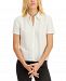 Alfani Petite Collared Button-Up Top, Created for Macy's