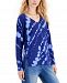 Inc International Concepts Petite Tie-Dye Sweater, Created for Macy's