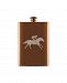 Thirstystone by Cambridge 8 oz Copper Flask with Horse Jockey Checkprint