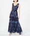 R & M Richards Petite Embroidered Embellished Gown