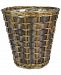 Household Essentials Medium Wicker Lined Waste Basket