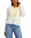 Charter Club Petite Crochet Cropped Cardigan, Created for Macy's
