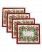 Elrene Holly Traditions Holiday Placemats, Set of 4