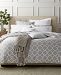 Charter Club Damask Designs Geometric Dove King Comforter Set, Created for Macy's Bedding