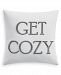 Charter Club Damask Designs Word Embroidered Decorative Pillow, 16" x 16". Created for Macy's Bedding