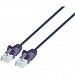Intellinet Network Solutions 742160 Blue CAT-6 UTP Slim Network Patch Cable with Snagless Boots (7 Feet)