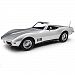 1969 Corvette Convertible 1:18-Scale Diecast Car Featuring The Iconic “Shark” Body Styling With Slanted Air Vents & An Exclusive Cortez Silver Finish