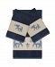 Linum Home Quinn 3-Pc. Embroidered Turkish Cotton Bath and Hand Towel Set Bedding
