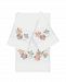 Linum Home Caroline 3-Pc. Embroidered Turkish Cotton Bath and Hand Towel Set Bedding