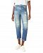 Hue Dream Denim-look Cropped French Terry Pants