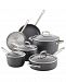 Anolon Accolade Forged Hard-Anodized Precision Forge 10 Piece Cookware Set