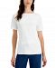 Charter Club Petite Cotton Boat-Neck Top, Created for Macy's