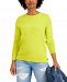 Style & Co Petite Crewneck Sweater, Created for Macy's